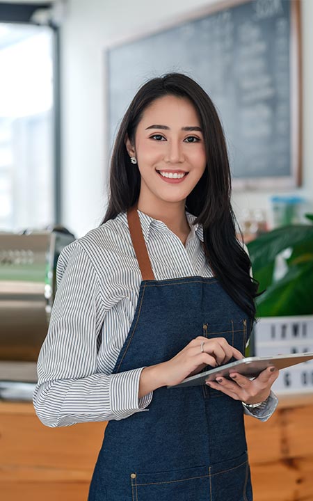 Photo of store owner